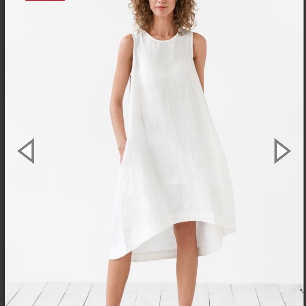 Magic Linen Royal Toscana Dress